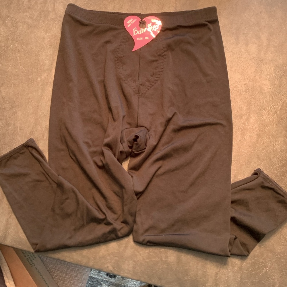 2 for $15. Bella’s Stuff Plus Size Fleece Lined Thermal Pants in Black - Size 3x